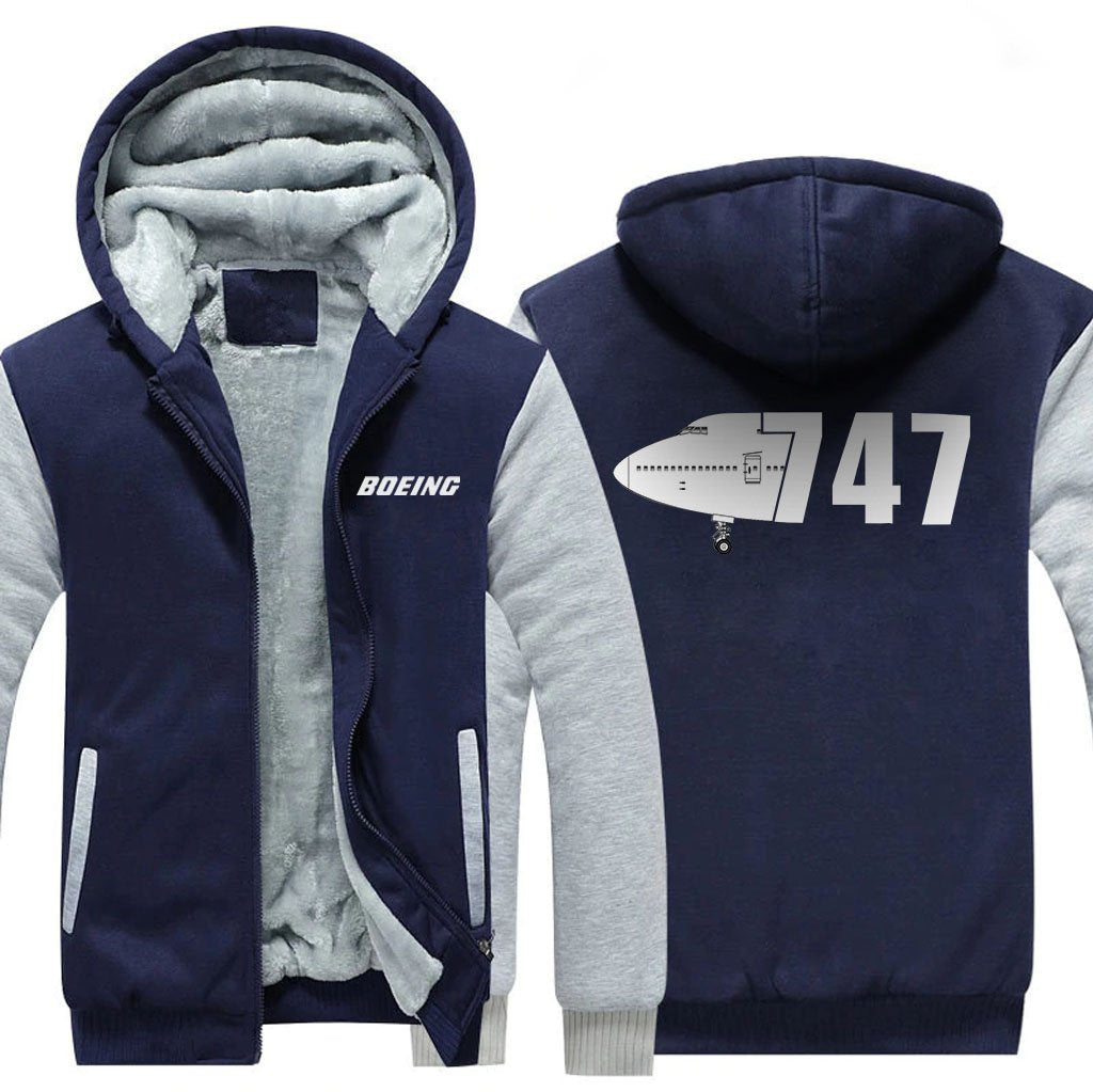 B747 DESIGNED ZIPPER SWEATER THE AV8R