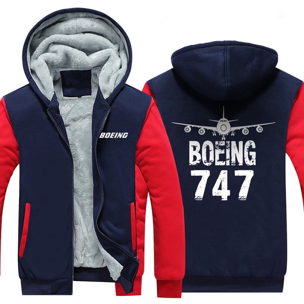 B747 DESIGNED ZIPPER SWEATER THE AV8R