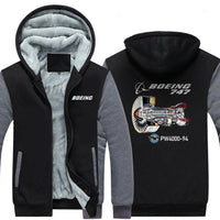 Thumbnail for B747 PW4000-94 DESIGNED ZIPPER SWEATER THE AV8R