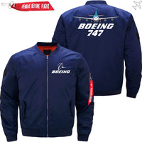 Thumbnail for Boeing 747 Ma-1 Bomber Jacket Flight Jacket Aviator Jacket THE AV8R