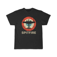 Thumbnail for Spitfire Retro Vintage Jet Fighter Shooting Plane T Shirt THE AV8R