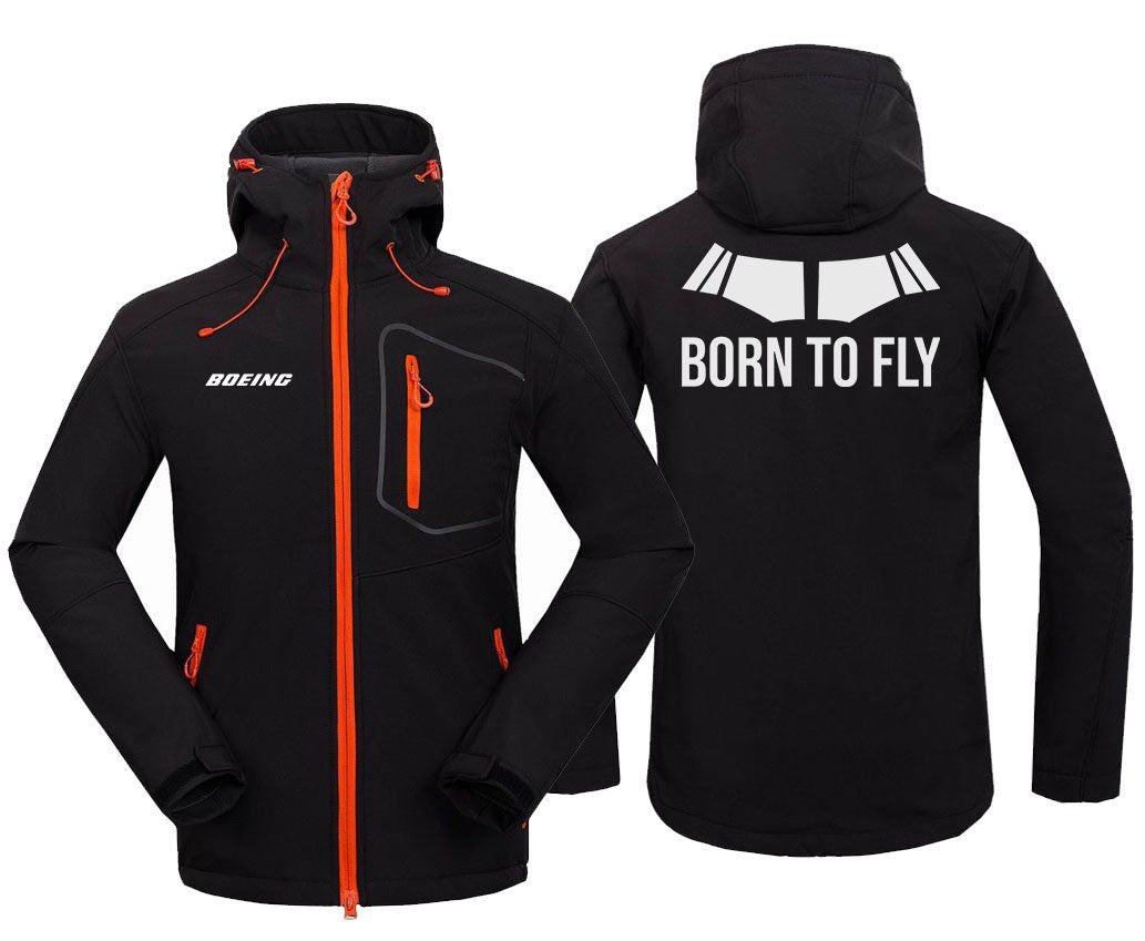 BORN TO FLY DESIGNED FLEECE HOODIE THE AV8R