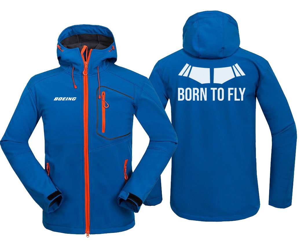 BORN TO FLY DESIGNED FLEECE HOODIE THE AV8R