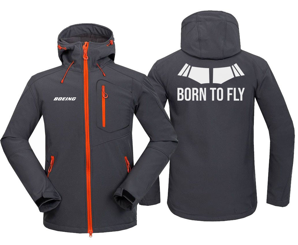 BORN TO FLY DESIGNED FLEECE HOODIE THE AV8R