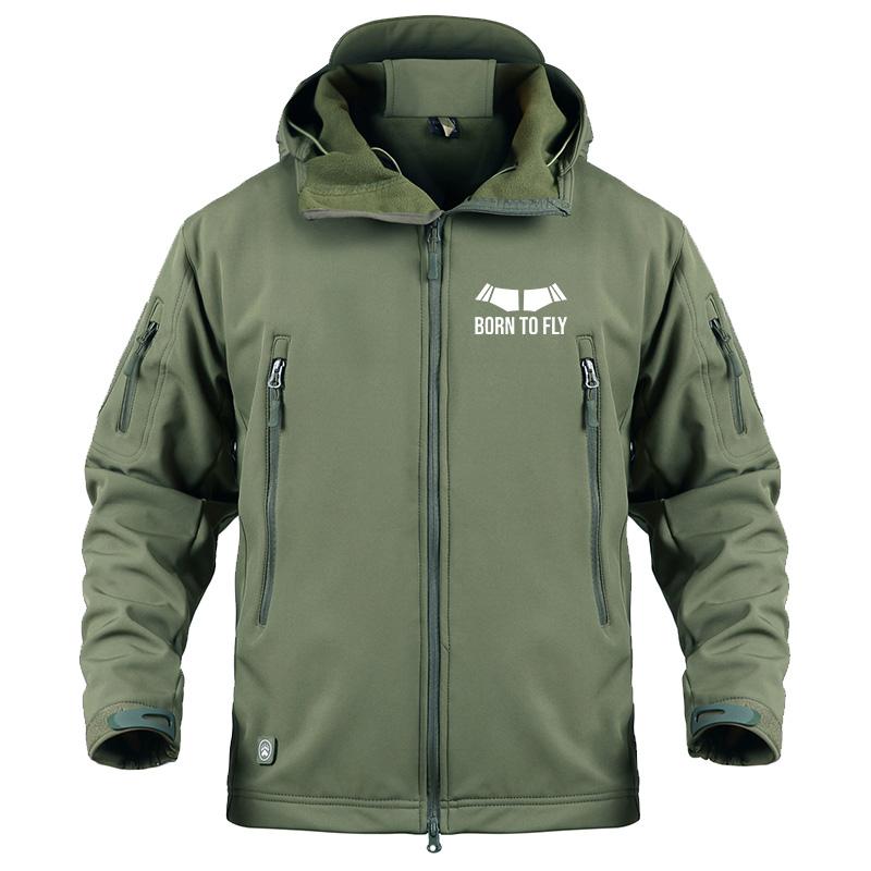 BORN TO FLY DESIGNED MILITARY FLEECE THE AV8R