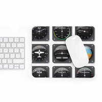 Thumbnail for AVIATION CLOCK -  MOUSE PAD Printify
