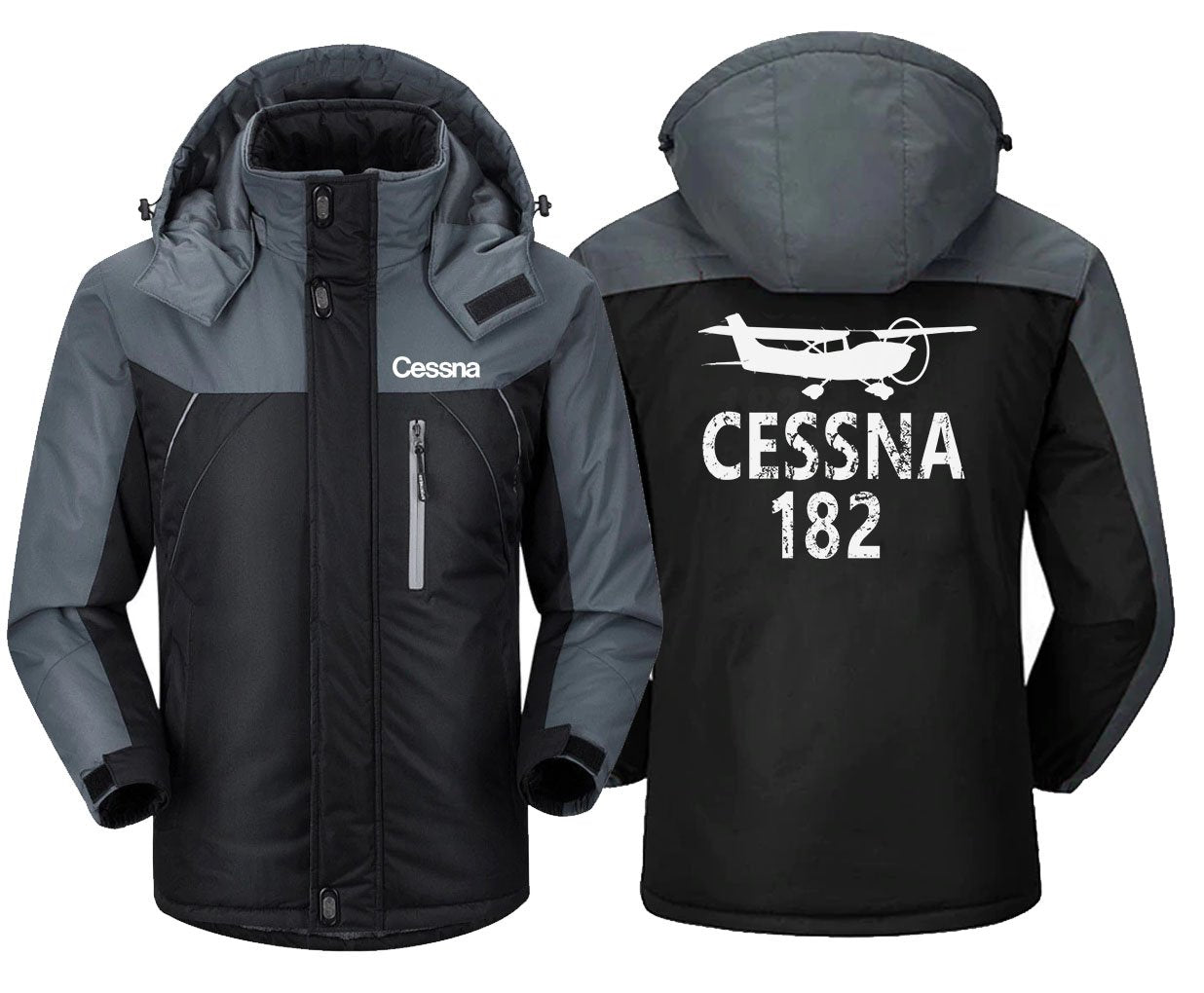 CESSNA 182 DESIGNED WINDBREAKER JACKET THE AV8R