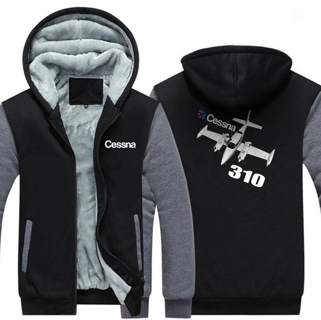 CESSNA 310 DESIGNED ZIPPER SWEATER THE AV8R