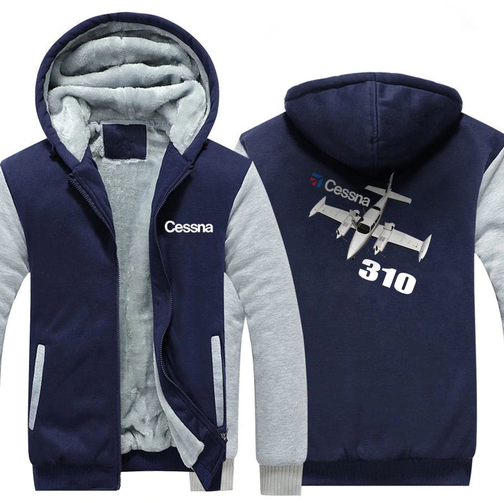 CESSNA 310 DESIGNED ZIPPER SWEATER THE AV8R