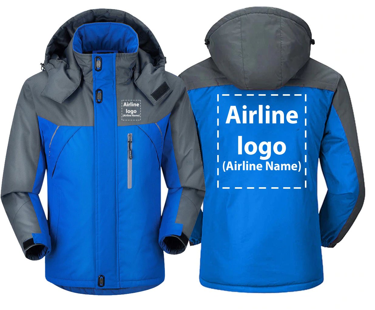 Custom Airline Logo or Name Winter Jacket