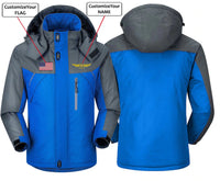Thumbnail for CUSTOM NAME AND FLAG  DESIGNED  WINDBREAKER JACKET THE AV8R