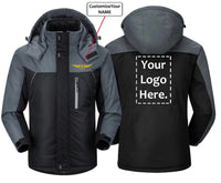 Thumbnail for CUSTOM NAME AND LOGO DESIGNED WINDBREAKER JACKET THE AV8R