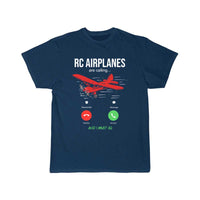 Thumbnail for RC Airplanes Are Calling Aircraft Drone Flyer T-SHIRT THE AV8R