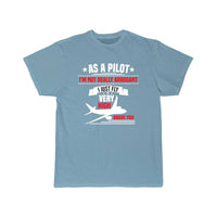Thumbnail for plane pilot flight high humor funny plane T-SHIRT THE AV8R
