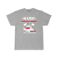 Thumbnail for plane pilot flight high humor funny plane T-SHIRT THE AV8R
