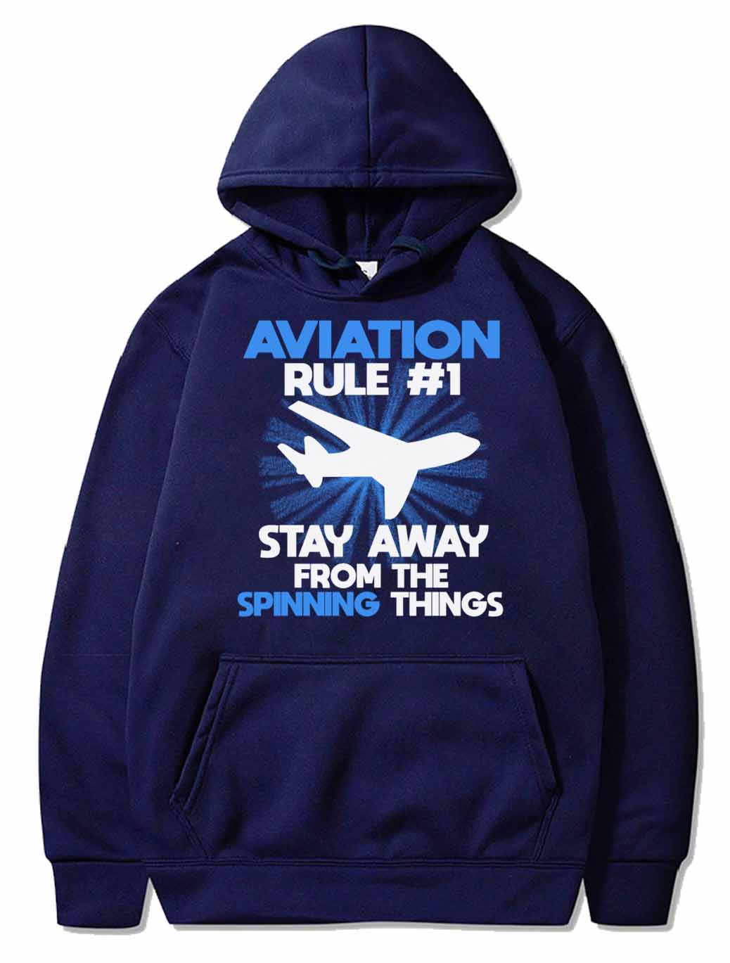 Aviation Rule funny Pilot Airplane Quote PULLOVER THE AV8R