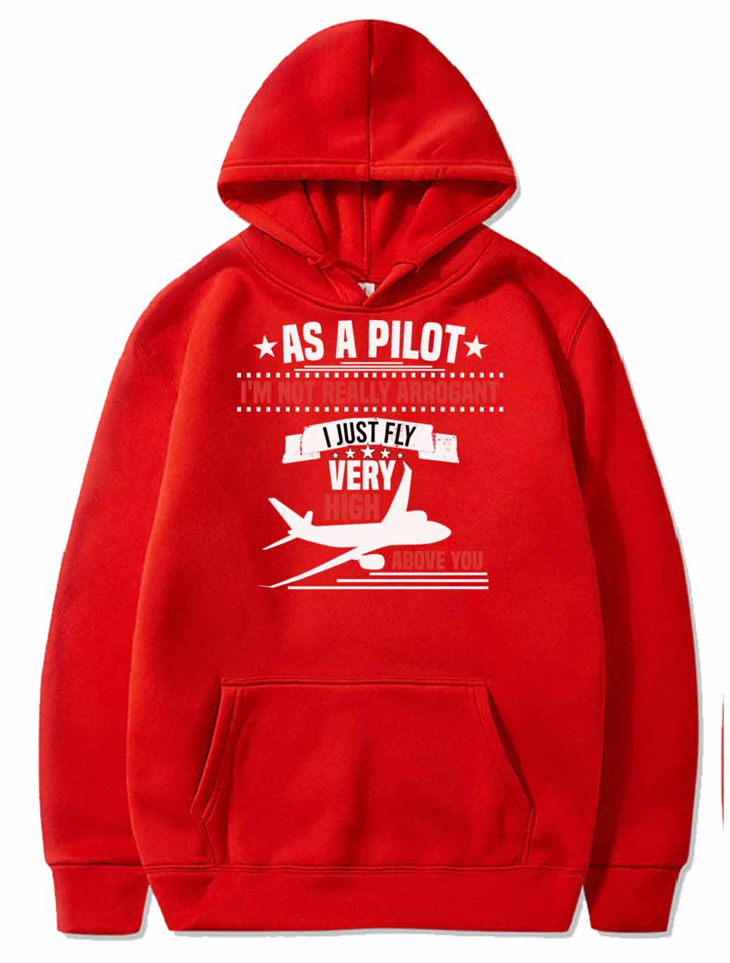 plane pilot flight high humor funny plane gift PULLOVER THE AV8R