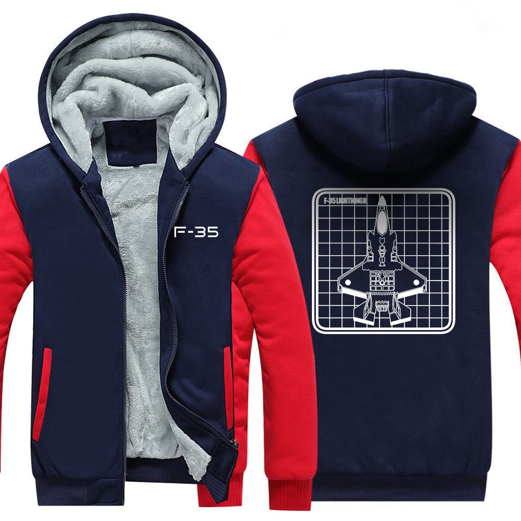 F-35 DESIGNED ZIPPER SWEATER THE AV8R