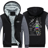 Thumbnail for F15 EAGLE .DESIGNED ZIPPER SWEATER THE AV8R