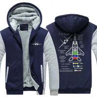 Thumbnail for F15 EAGLE .DESIGNED ZIPPER SWEATER THE AV8R