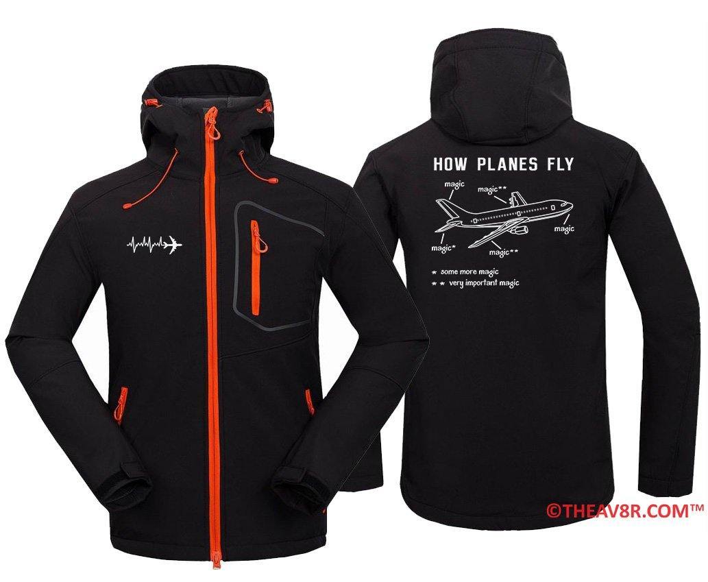 HOW AIRPLANES FLY DESIGNED HOODIE THE AV8R