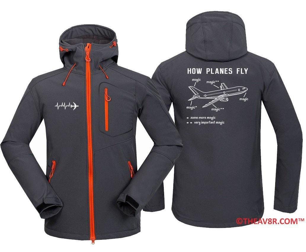 HOW AIRPLANES FLY DESIGNED HOODIE THE AV8R