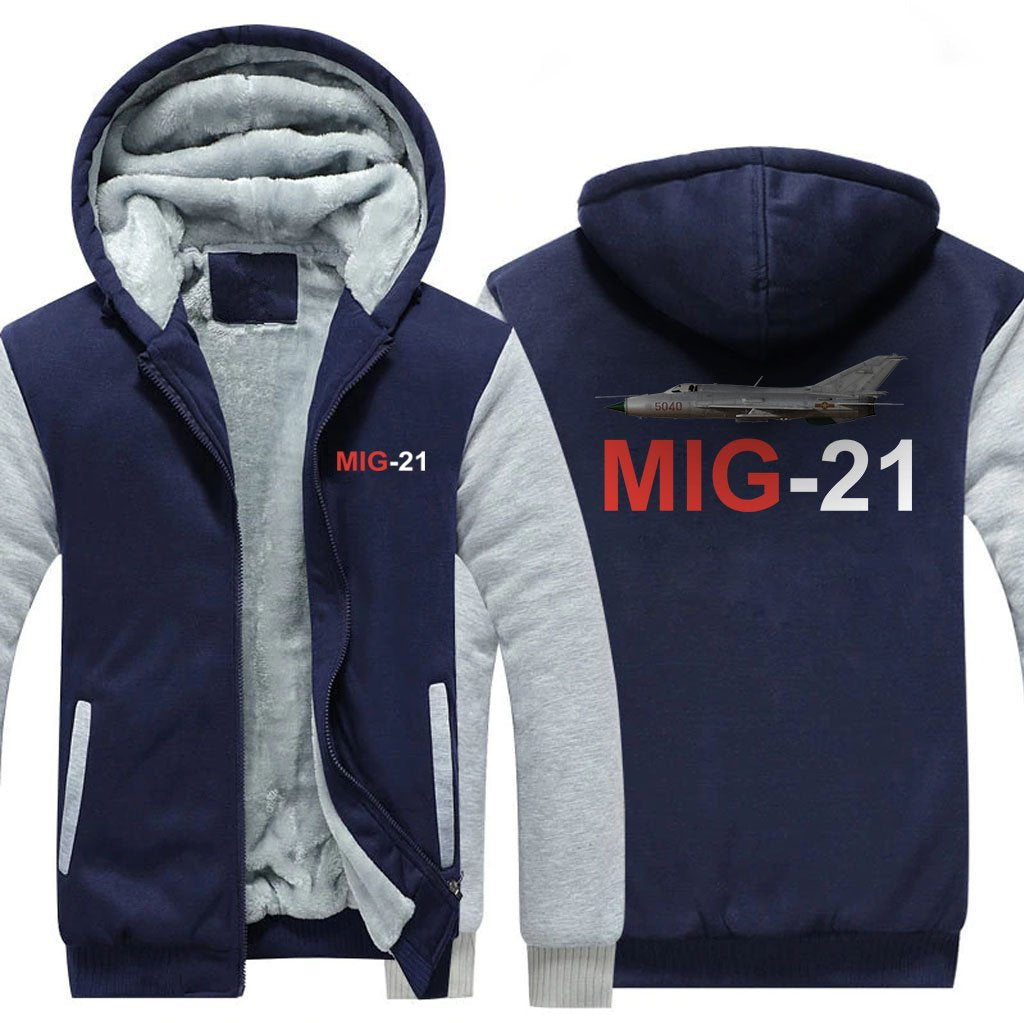 M I G  2 1  DESIGNED ZIPPER SWEATER THE AV8R