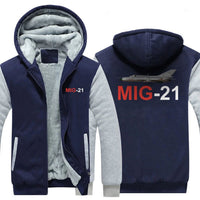 Thumbnail for M I G  2 1  DESIGNED ZIPPER SWEATER THE AV8R