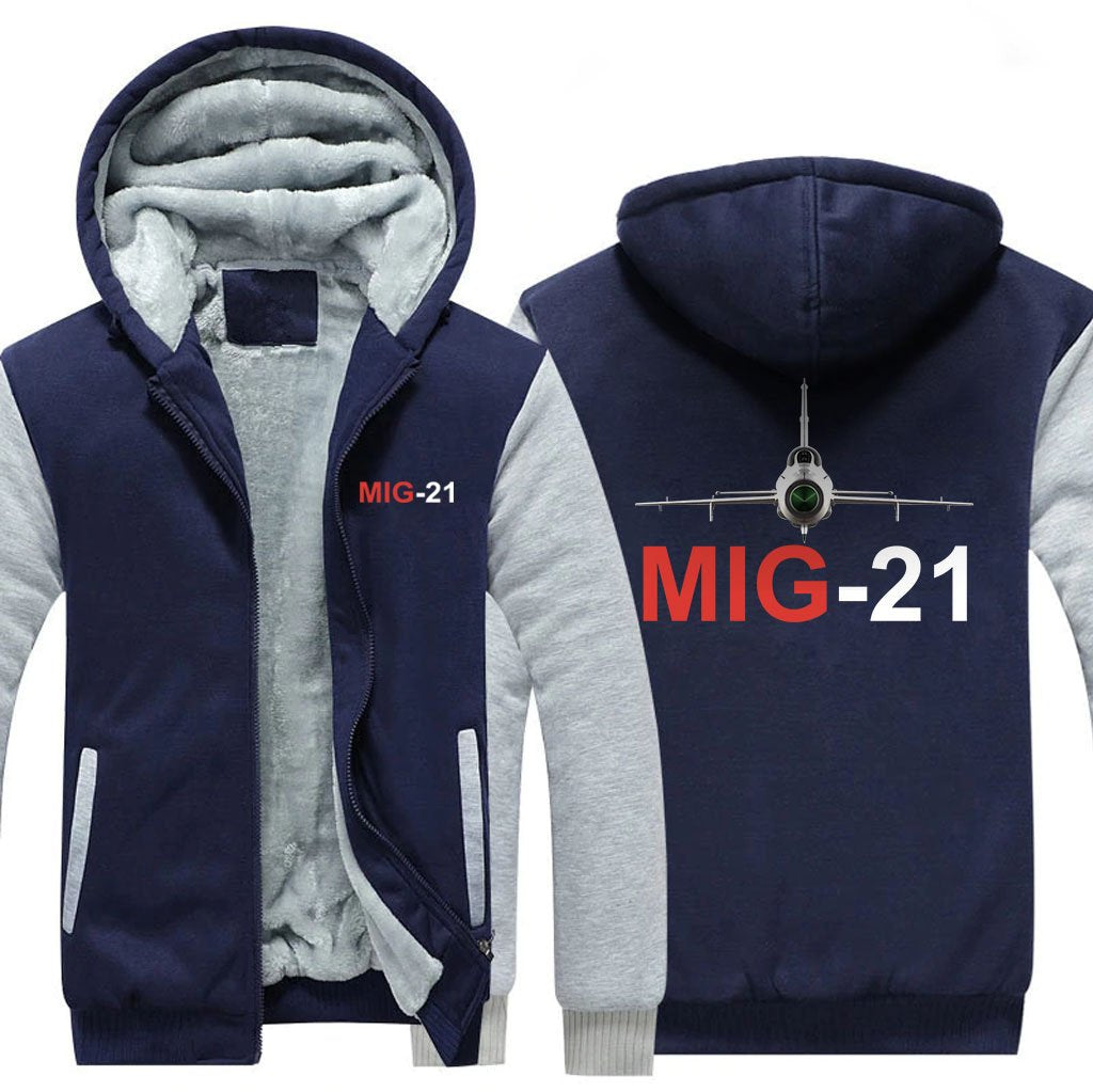 M I G  2 1  DESIGNED ZIPPER SWEATER THE AV8R