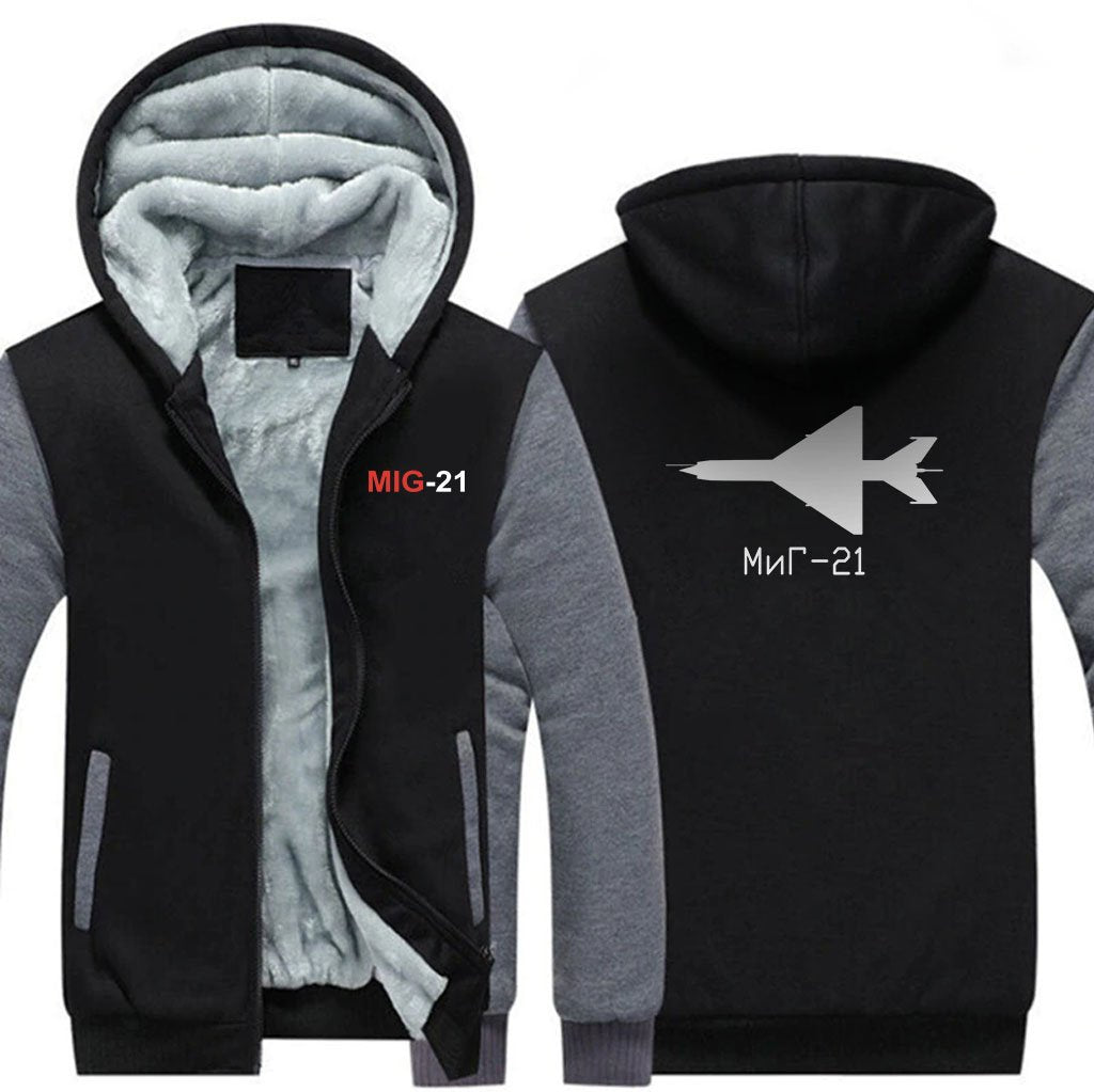 M I G  21  DESIGNED ZIPPER SWEATER THE AV8R