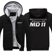 Thumbnail for MCDONNELL DOUGLAS MD 11 DESIGNED ZIPPER SWEATER THE AV8R