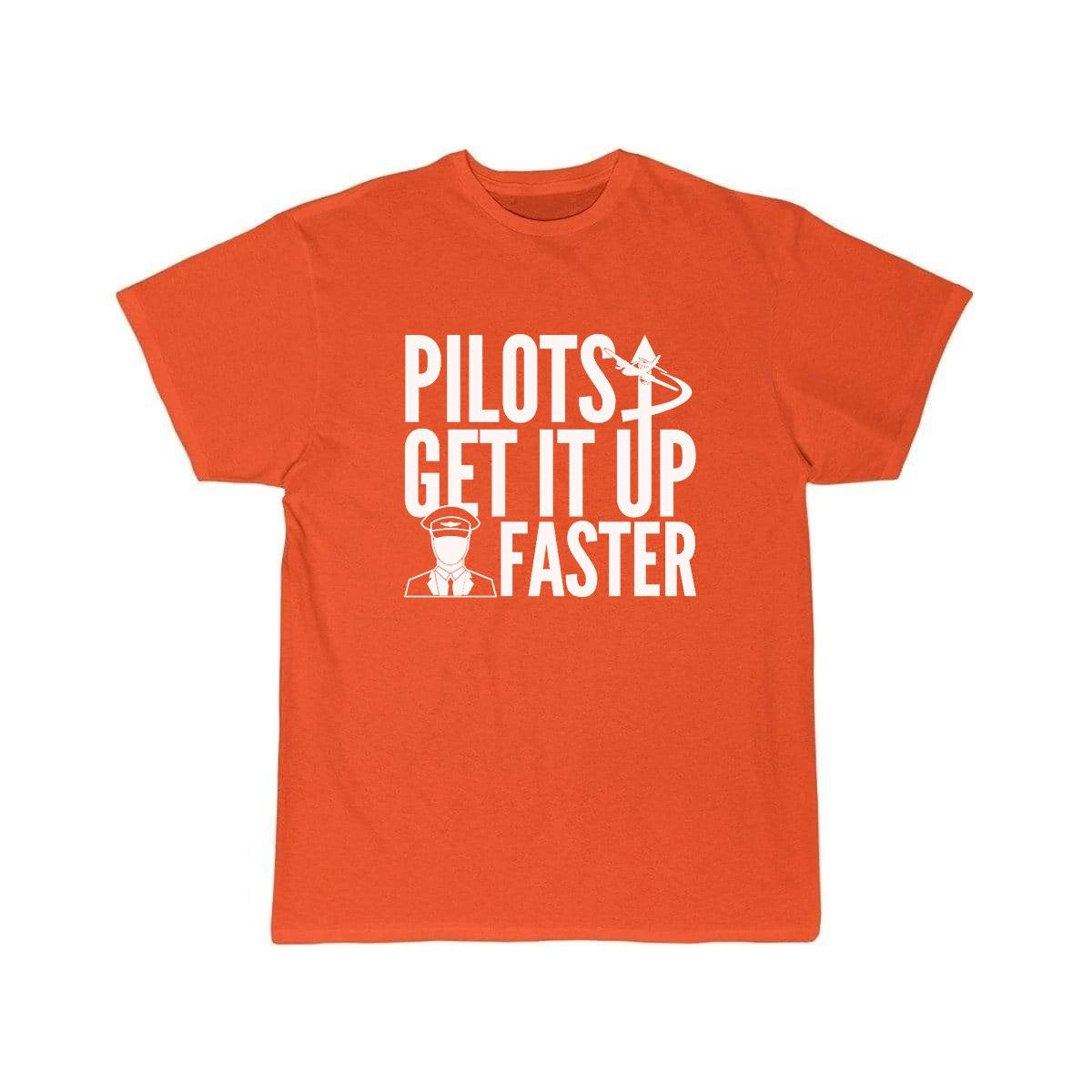 PILOTS GET IT UP FASTER T SHIRT THE AV8R