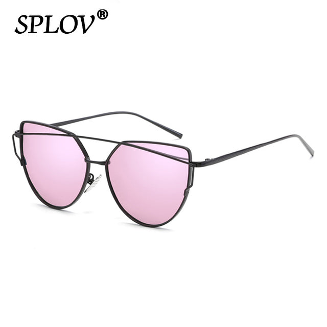 Luxury Cateye Sunglasses Women Brand Designer Mirror Sun Glasses AV8R