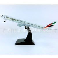 Thumbnail for Aircraft Plane Model 20CM American TURKISH CANADA Emirates Singapore Vietnam France Egypt Saudi Airlines B777 Airplane model AV8R