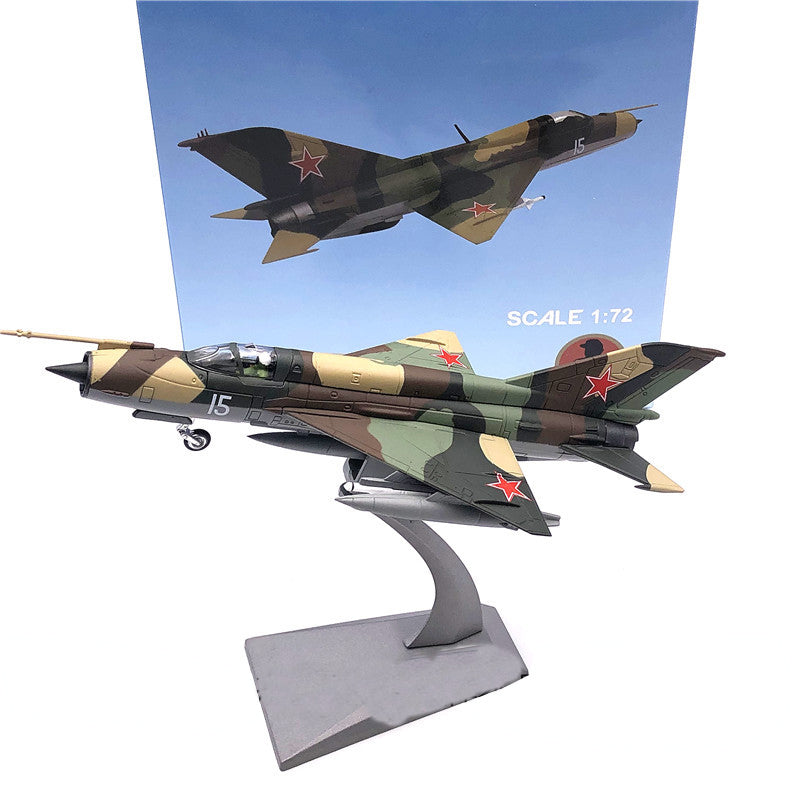 Aircraft Plane model former Soviet Air Force fighter MiG-21 airplane Alloy model diecast 1:72 metal Planes AV8R