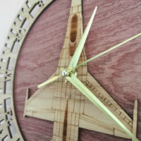 Thumbnail for F-16 Fighting Falcon Wood  Wall Clock THE AVIATOR
