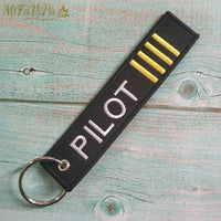 Thumbnail for Fashion Trinket Christmas Gift Aviation Pilot Keychain Aircraft Key Chain AV8R