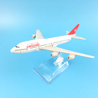 Thumbnail for Swiss Air Swissair Airlines Boeing 747 B747 200 Airways Airplane Model Plane Model W Stand Aircraft Gift AV8R