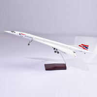 Thumbnail for British Concord With Light & Wheel  Plane Model Airplane Model Aircraft AV8R