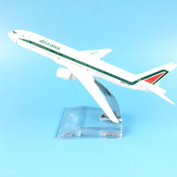 Thumbnail for Alitalia Boeing 777 Aircraft Model Diecast Metal Airplanes Model 1:400 Plane AV8R