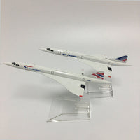 Thumbnail for United Kingdom France Concorde airplane model aircraft Diecast Model Metal 1:400 airplane AV8R