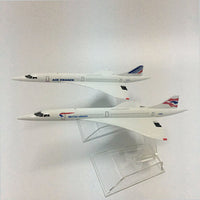 Thumbnail for United Kingdom France Concorde airplane model aircraft Diecast Model Metal 1:400 airplane AV8R
