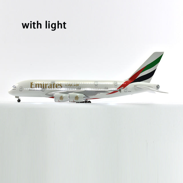 United Arab Emirates Airbus 380 Airplane Model Plane Model Aircraft Model 1/160 Scale Diecast Resin Airplanes AV8R