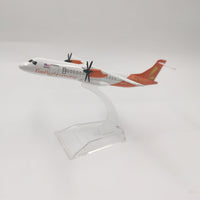 Thumbnail for Hunnu Air Fokker F50 Plane Model Airplane ERJ145 Aircraft Model Diecast Metal 1:400 Scale Planes AV8R