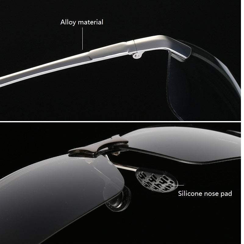 Photochromic Polarized Sunglasses Men Driving Chameleon Glasses AV8R