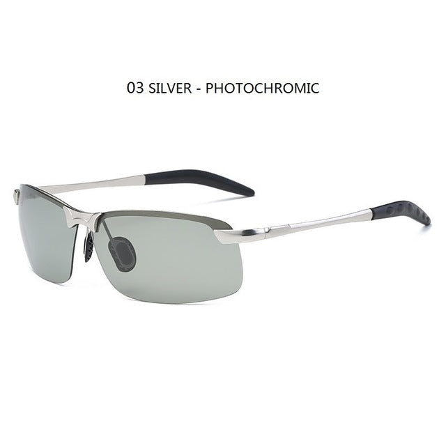 Photochromic Polarized Sunglasses Men Driving Chameleon Glasses AV8R