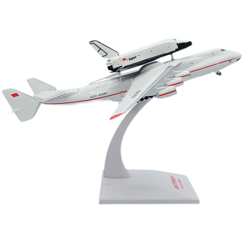 Antonov An-225 AN225 &quot;Mriya&quot; Space Shuttle Blizzard Diecast ABS Plastic Airplane AV8R