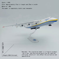 Thumbnail for Antonov An-225 AN225 "Mriya" Space Shuttle Blizzard Diecast ABS Plastic Airplane AV8R