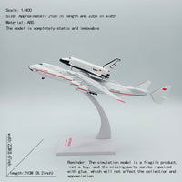 Thumbnail for Antonov An-225 AN225 "Mriya" Space Shuttle Blizzard Diecast ABS Plastic Airplane AV8R