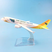 Thumbnail for Airplane Model Cebu Pacific Air Airbus A320 Aircraft Model Diecast Metal Airplanes AV8R